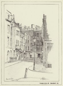 Warwick Street, Regent Street door Alan Stapleton