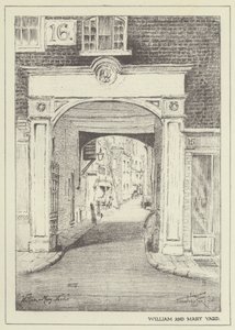 William and Mary Yard door Alan Stapleton