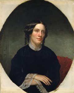 Portret van Harriet Beecher Stowe 1811-1896, 1853