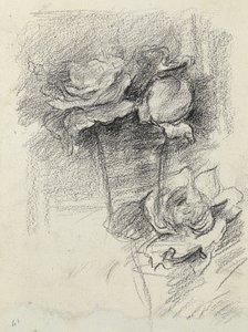 Stilleven van Rozen in een Vaas, ca. 1890