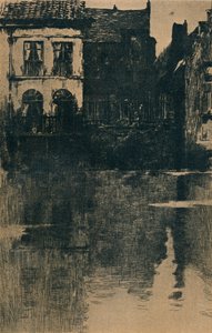 Oude Huizen aan de Waterkant, ca. 1886-1906, 1906-7