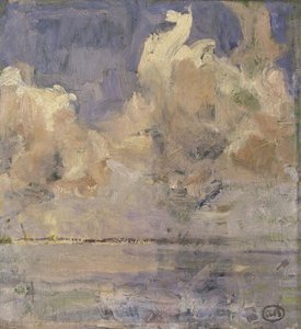 Wolken boven de zee