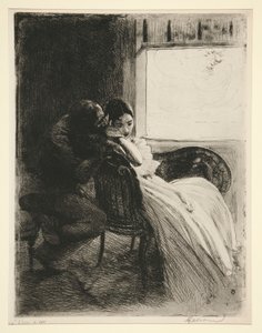 De flirt door Albert Besnard