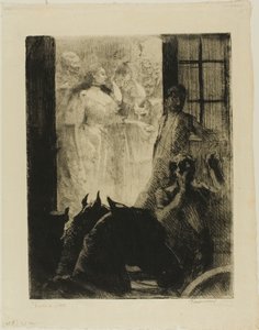 Sociaal succes, plaat zeven van Woman door Albert Besnard