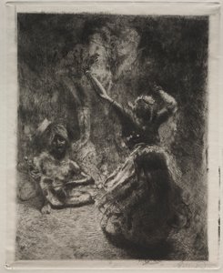 De danseres, circa 1900 door Paul Albert Besnard