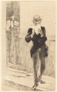 De brief aan Madame Henry door Albert Besnard