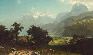 Meer van Luzern door Albert Bierstadt