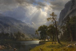 Mount Starr King, Yosemite door Albert Bierstadt