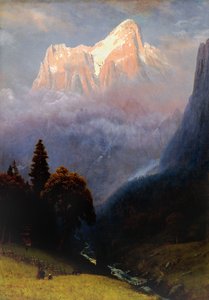 Storm in de Alpen, c.1856