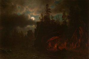 De Vangers door Albert Bierstadt