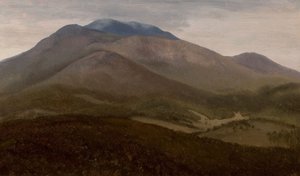 Witte Bergen, New Hampshire door Albert Bierstadt