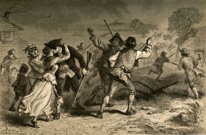 Concord - De Eerste Slag voor Vrijheid, 1877 door Albert Bobbett