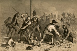 Verdediging van de Vrijheidspaal in New York, 1877 door Albert Bobbett