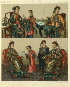 Illustratie van de keizerlijke familie van Chin, China