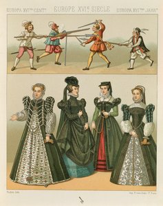 Le Costume Historique door Auguste Racinet, Volume IV door Albert Charles August Racinet
