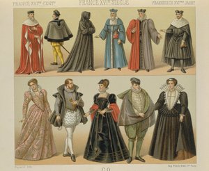 Le Costume Historique door Auguste Racinet, Deel IV door Albert Charles August Racinet