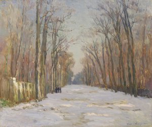 Winterscène, 1891