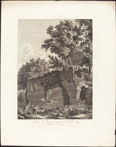 Ruïnes van de bovenste verdieping van de Villa van Cassius in Tivoli
