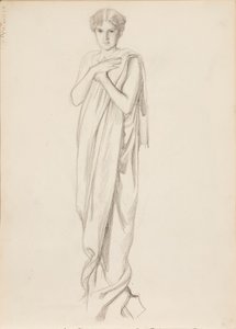 Aino Ackté als Alcestis, schets door Albert Edelfelt