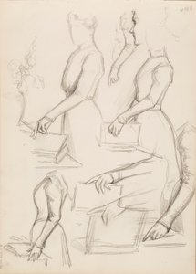 Camille Vallery-Radot, schets voor portret
