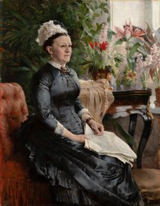 Portret van mevrouw Anna Sinebrychoff