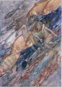 Naar de zee, naar de zee, uit The Water Babies