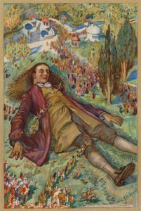 Ik Probeerde Op Te Staan, Maar Kon Niet Bewegen (chromolitho) door Albert Edward Jackson