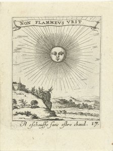 Stralende zon door Albert Flamen