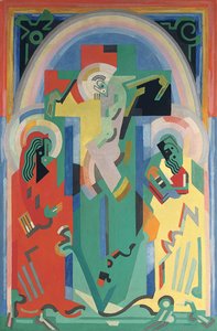 Kruisiging, c.1935 (olieverf op doek) door Albert Gleizes