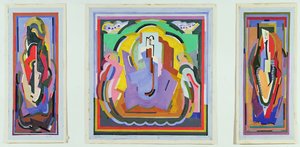 Studie voor een drieluik door Albert Gleizes