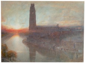 Boston, 1907 door Albert Goodwin