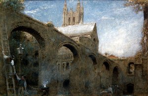 Canterbury door Albert Goodwin