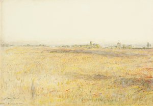 Korenvelden, Hooe. Bexhill aan Zee door Albert Goodwin