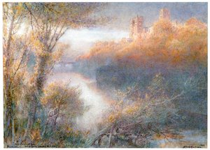 Durham Kathedraal, 1903 door Albert Goodwin