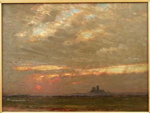 Lincoln Kathedraal bij Zonsondergang