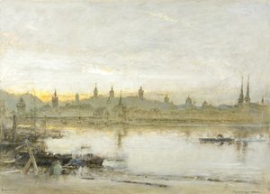 Luzern door Albert Goodwin