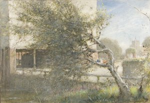 Sturry bij Canterbury door Albert Goodwin