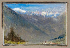 Trafoi in Tirol door Albert Goodwin