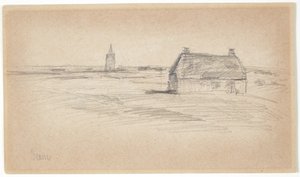 Boerderij en kerktoren