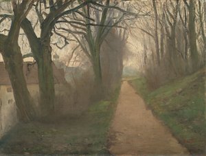 Het fort in december door Albert Gottschalk
