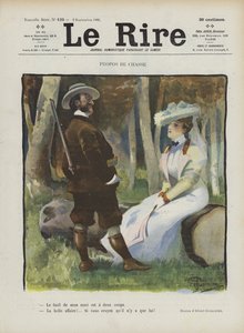 Illustratie voor Le Rire door Albert Guillaume