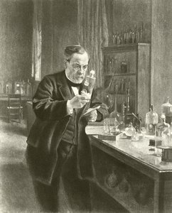 Dr. Louis Pasteur in zijn laboratorium door Albert Gustaf Aristides Edelfelt