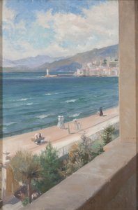 Vanuit mijn raam in Cannes, 1891 door Albert Gustaf Aristides Edelfelt