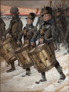 Mars van het Pori Regiment Porilaisten Marssi door Albert Gustaf Aristides Edelfelt