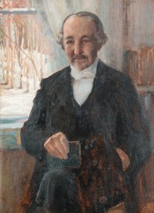 Portret van de dichter Zacharias Topelius 1818-1898 door Albert Gustaf Aristides Edelfelt