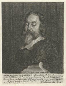 Buste van Simon Paulli door Albert Haelwegh
