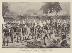 De koloniale verdedigingen van Groot-Brittannië