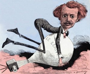 Cartoon van Nadar door Albert Humbert (1835 - 1886)