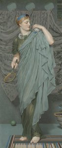 Battledore door Albert Joseph Moore
