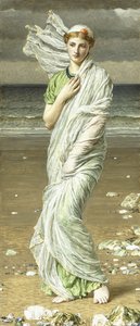 Zeeschelpen, 1875 door Albert Joseph Moore
